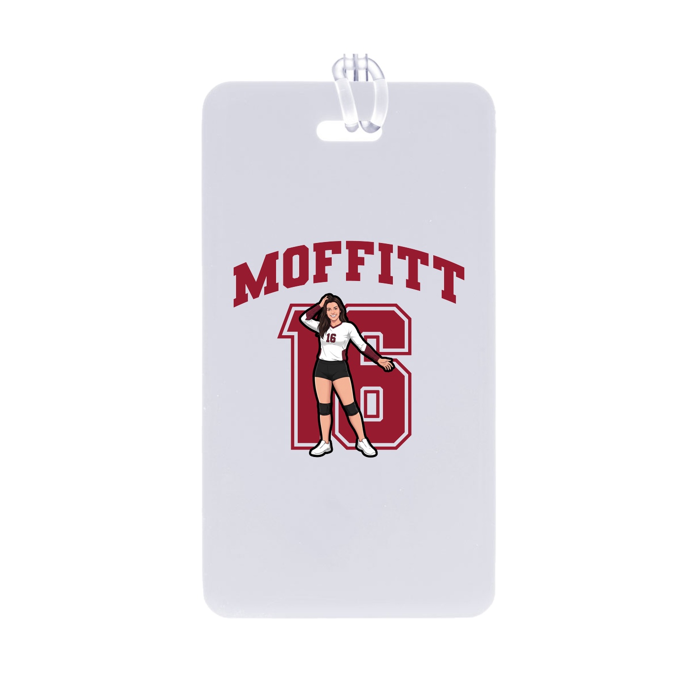Bag Tag — Number in Classic