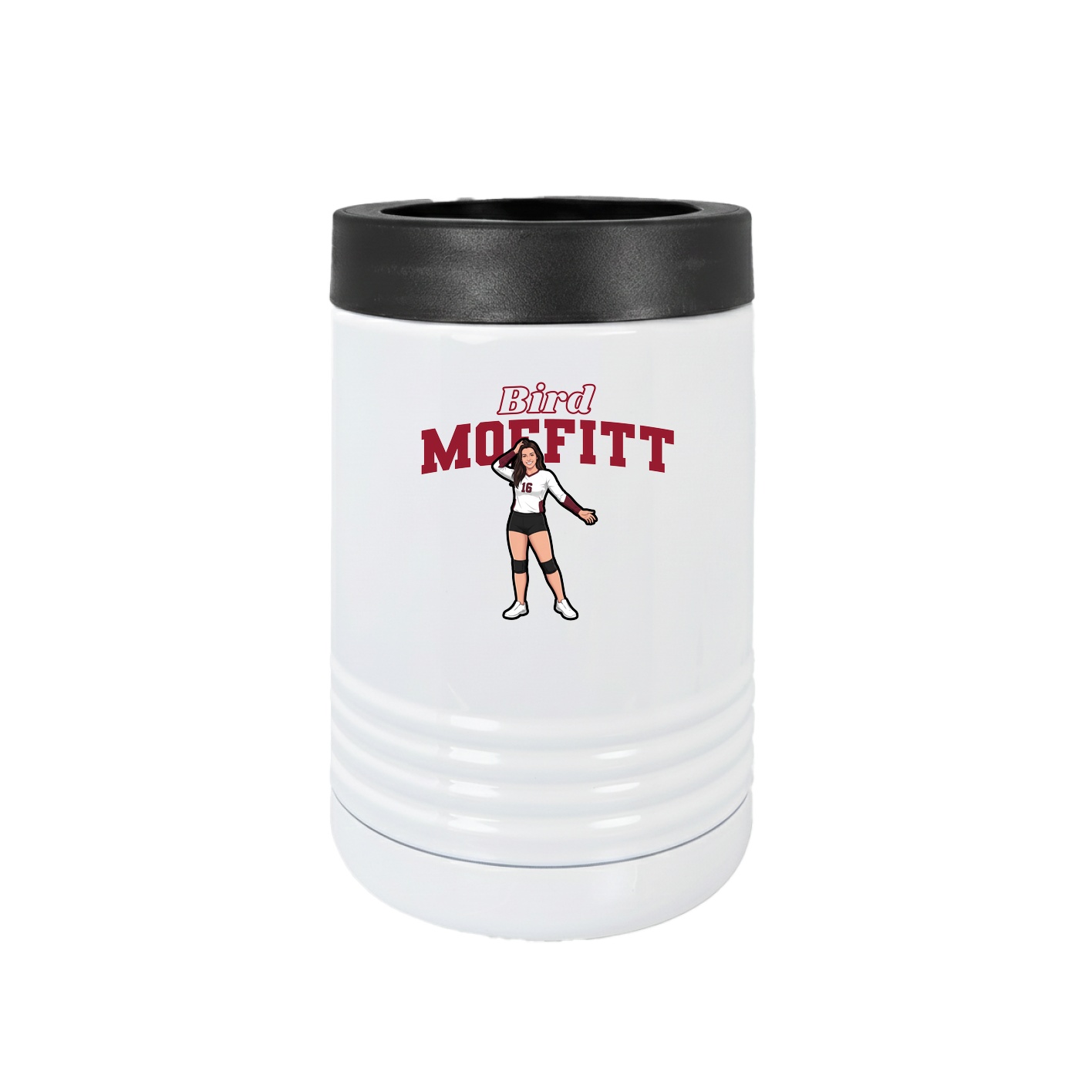 Beverage Holder — Name Arch in White