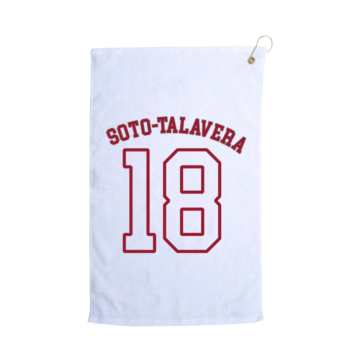 Golf Towel — Shirsey Arch in White