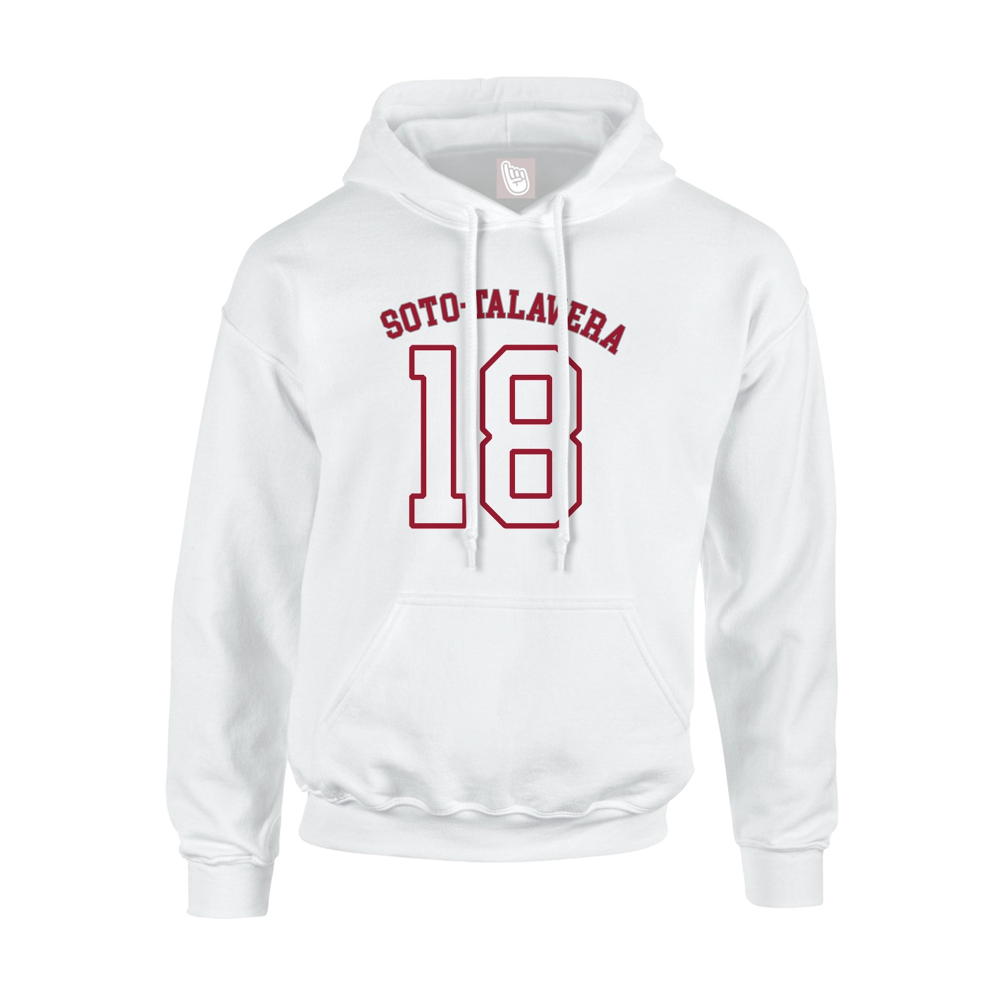 Youth Hoodie — Shirsey Arch in White
