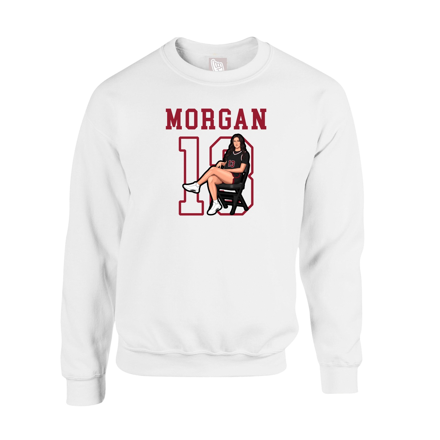 Fleece Crew — Shirsey in White