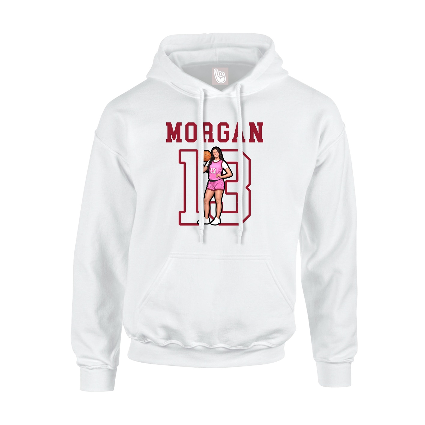 Youth Hoodie — Shirsey in White