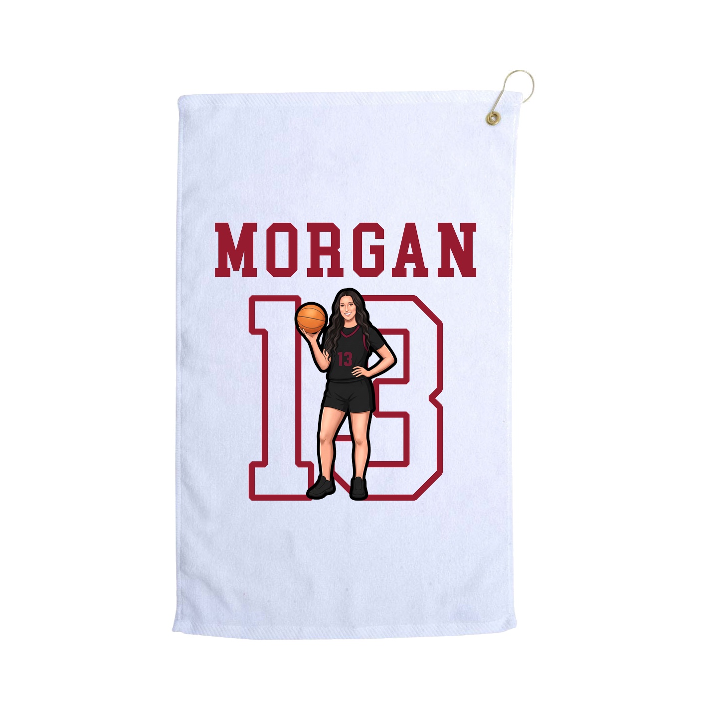 Golf Towel — Shirsey in White