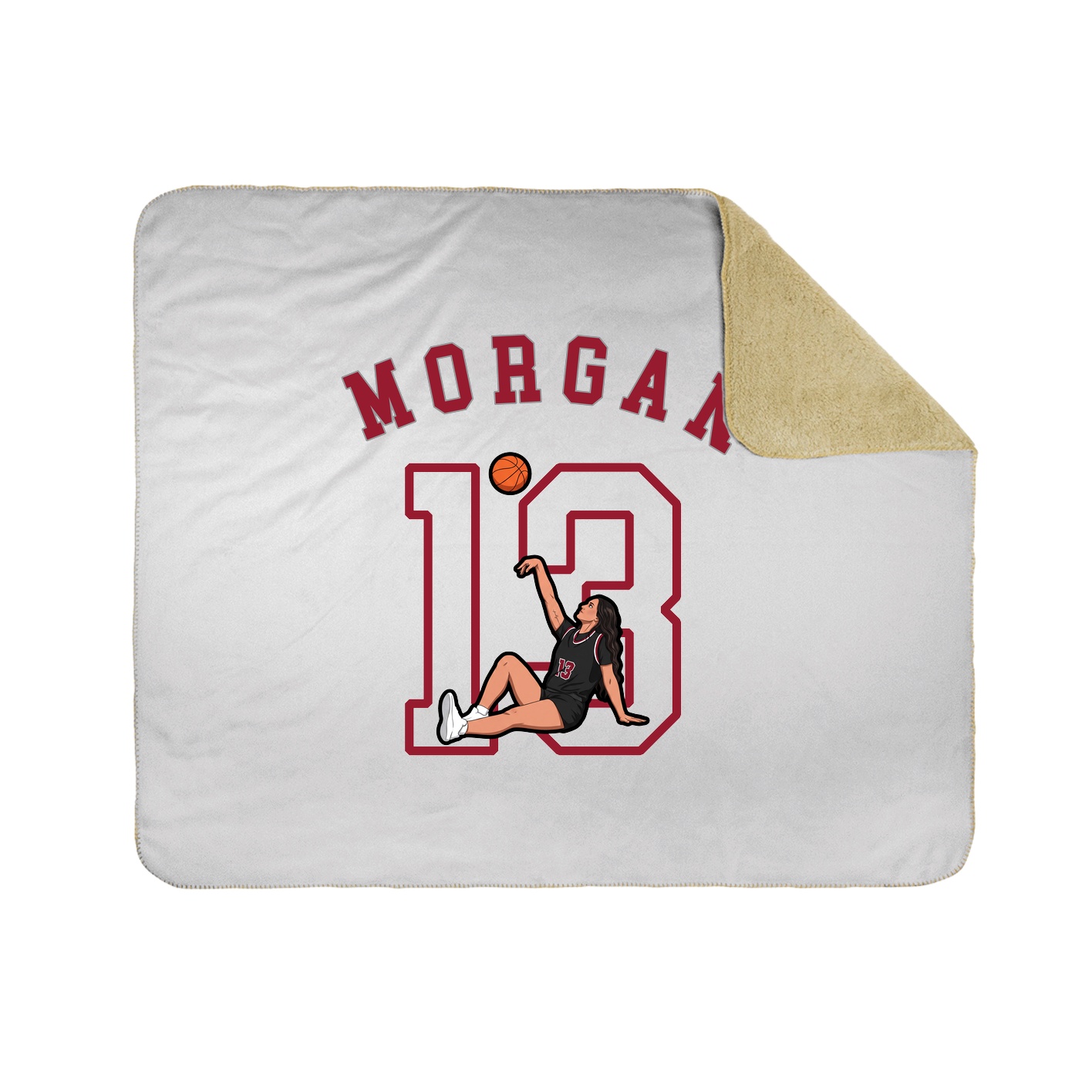Throw Blanket — Shirsey Arch in White