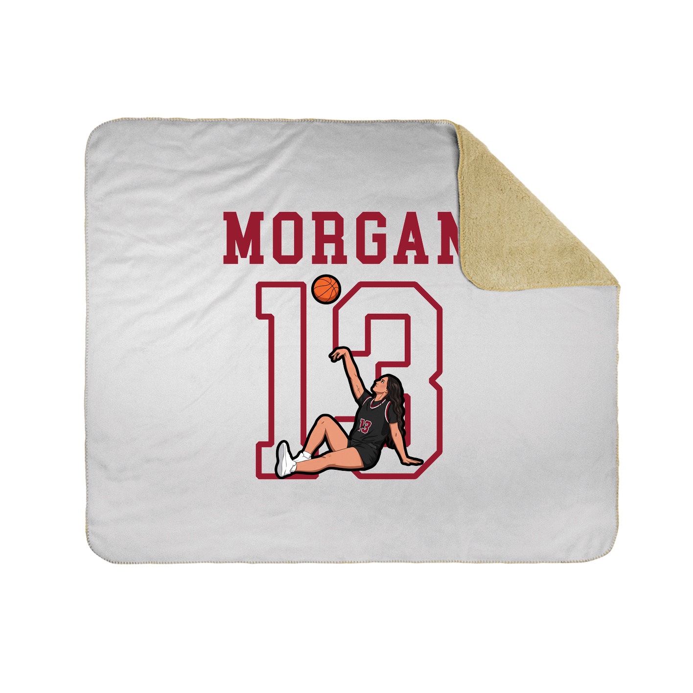 Throw Blanket — Shirsey in White