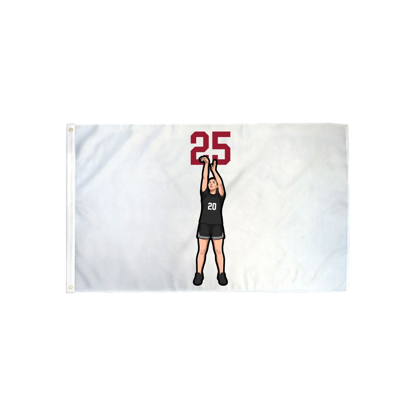 3x5 Flag — Number Top in Classic