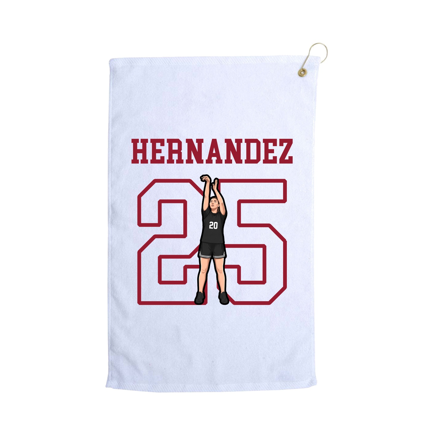 Golf Towel — Shirsey in White