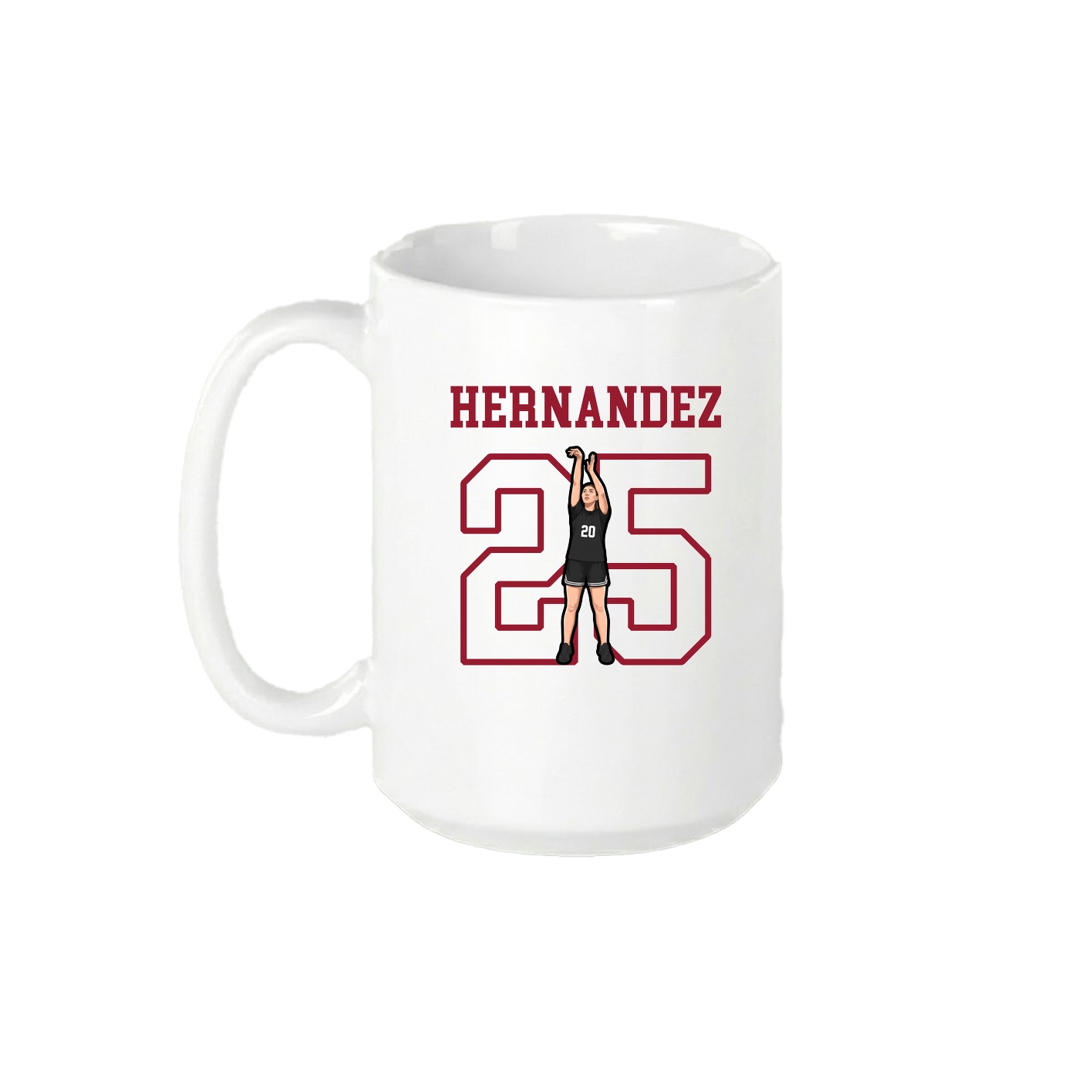 15oz Coffee Mug — Shirsey in White