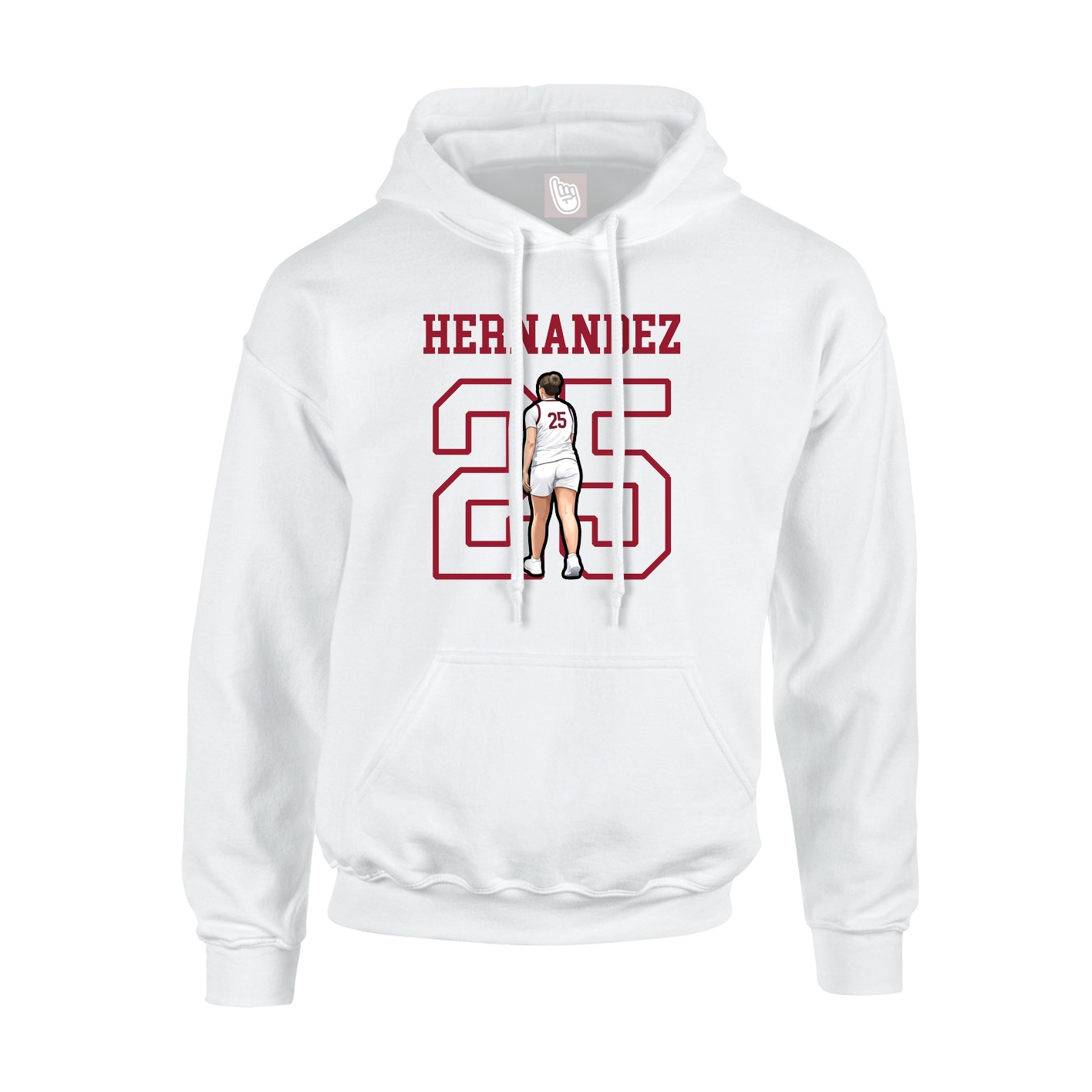 Hoodie — Shirsey in White