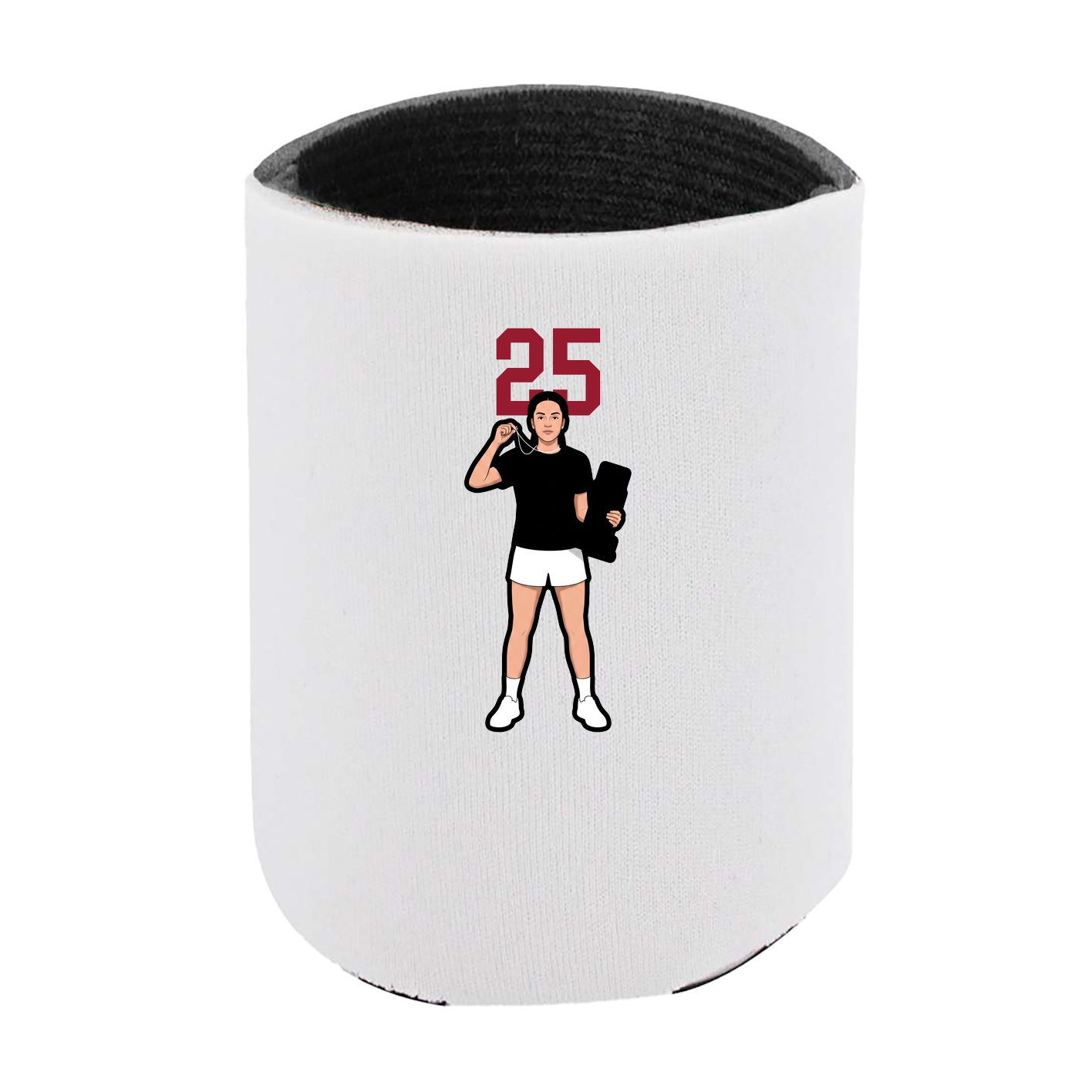 Can Holder — Number Top in White