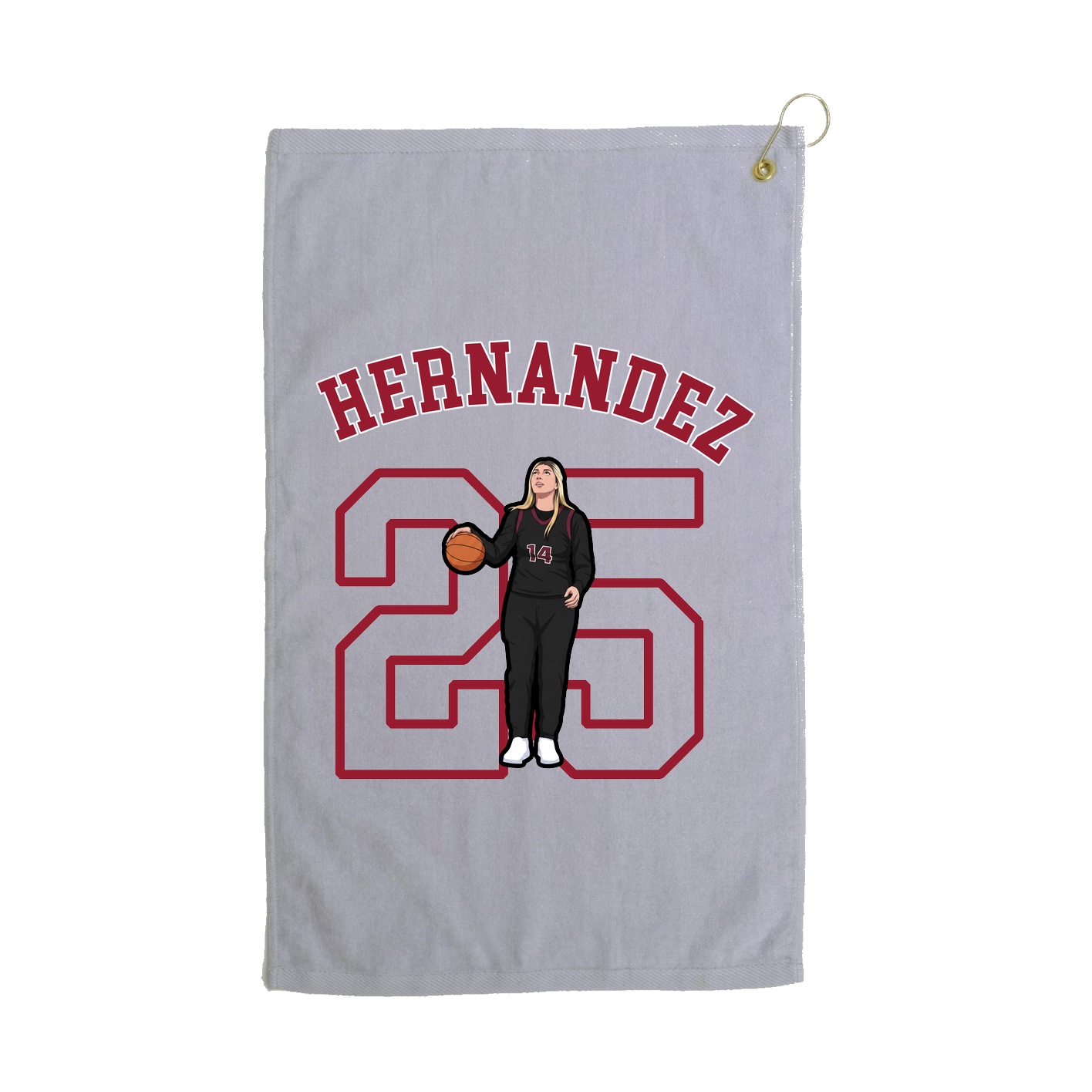 Golf Towel — Shirsey Arch in Grey