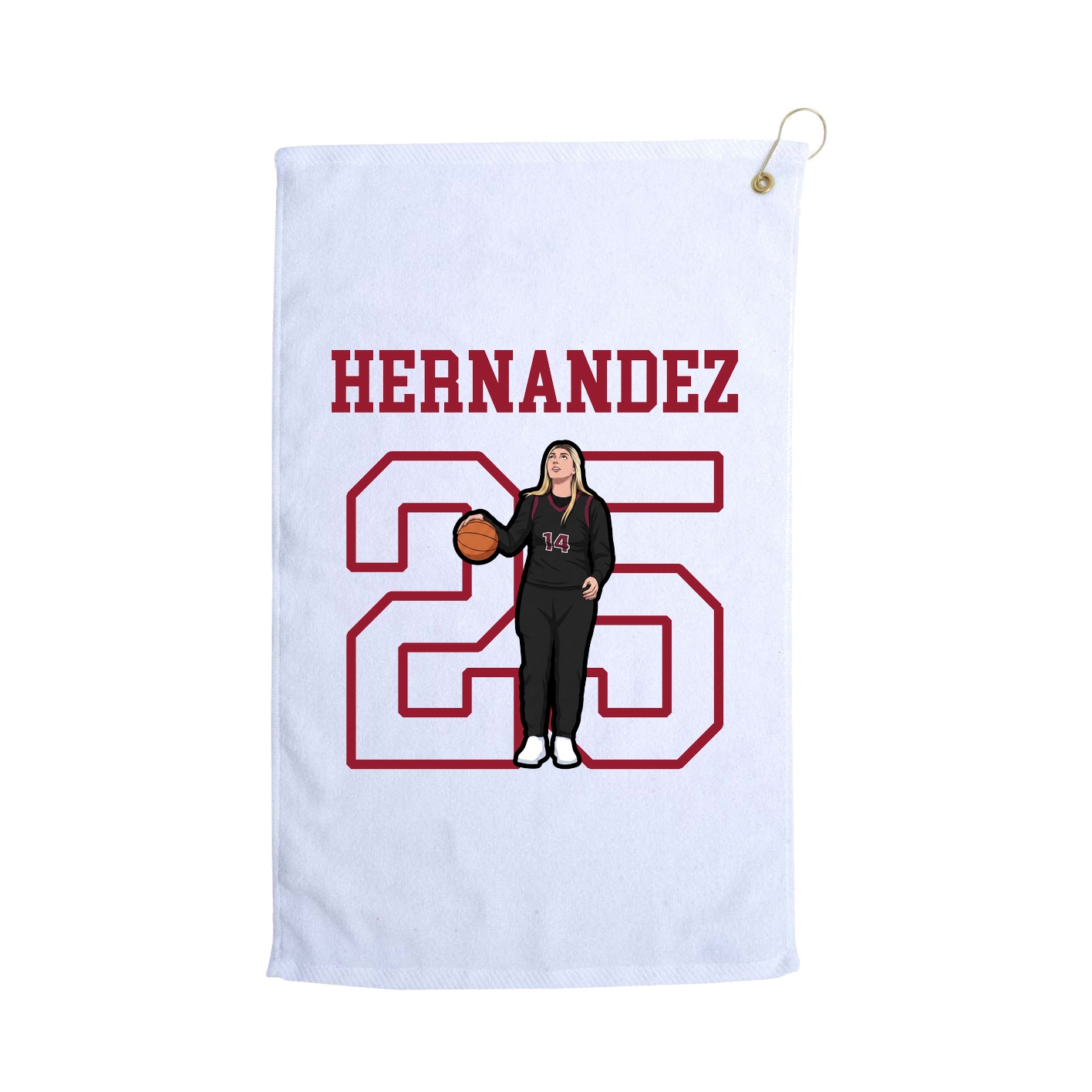 Golf Towel — Shirsey in White