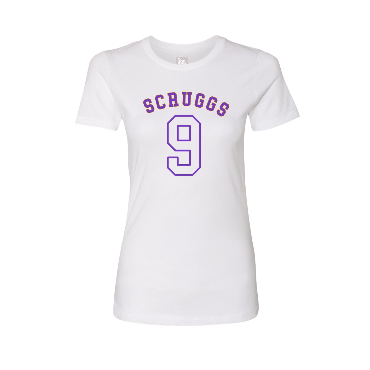 Fitted Women's Tee — Shirsey Arch in White
