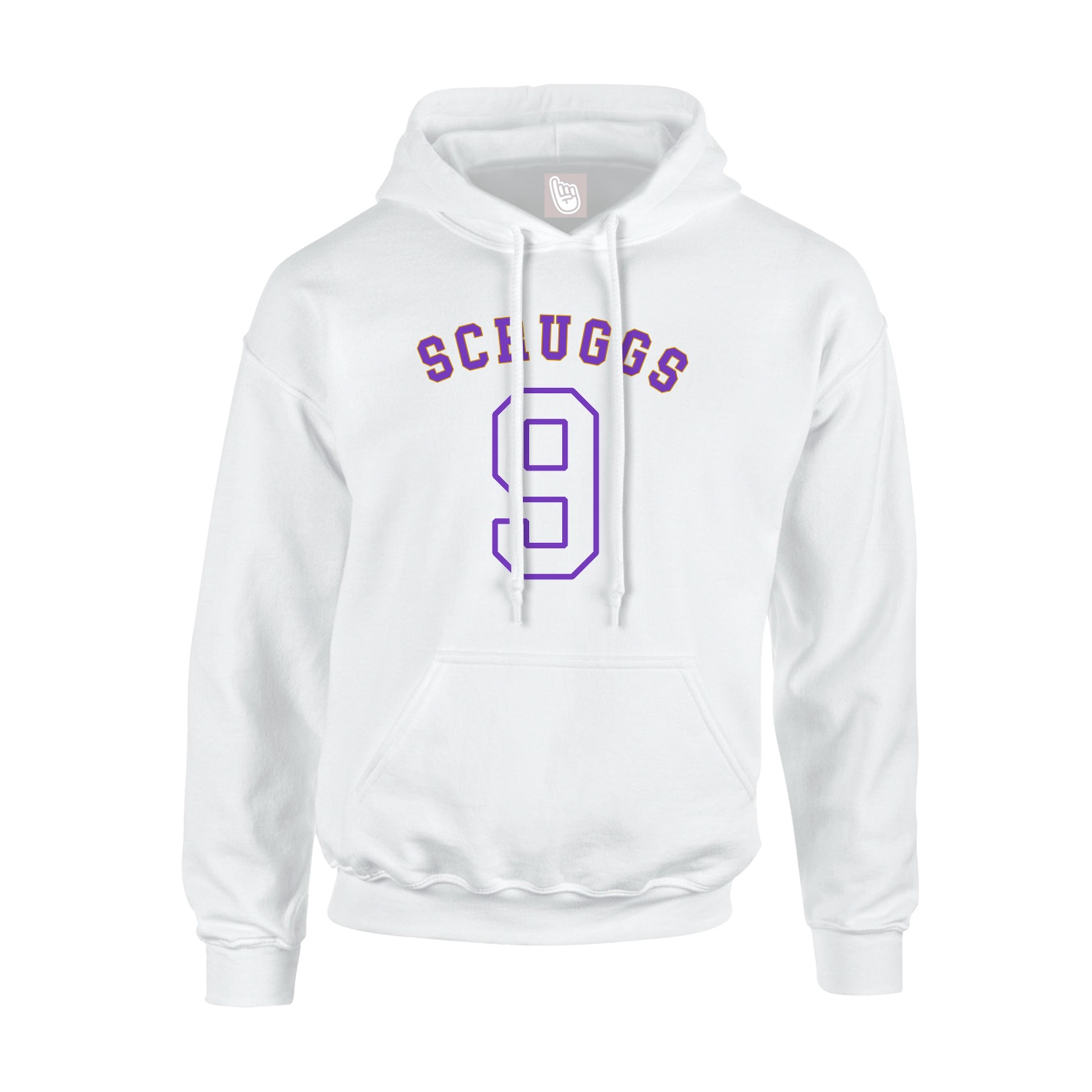 Youth Hoodie — Shirsey Arch in White