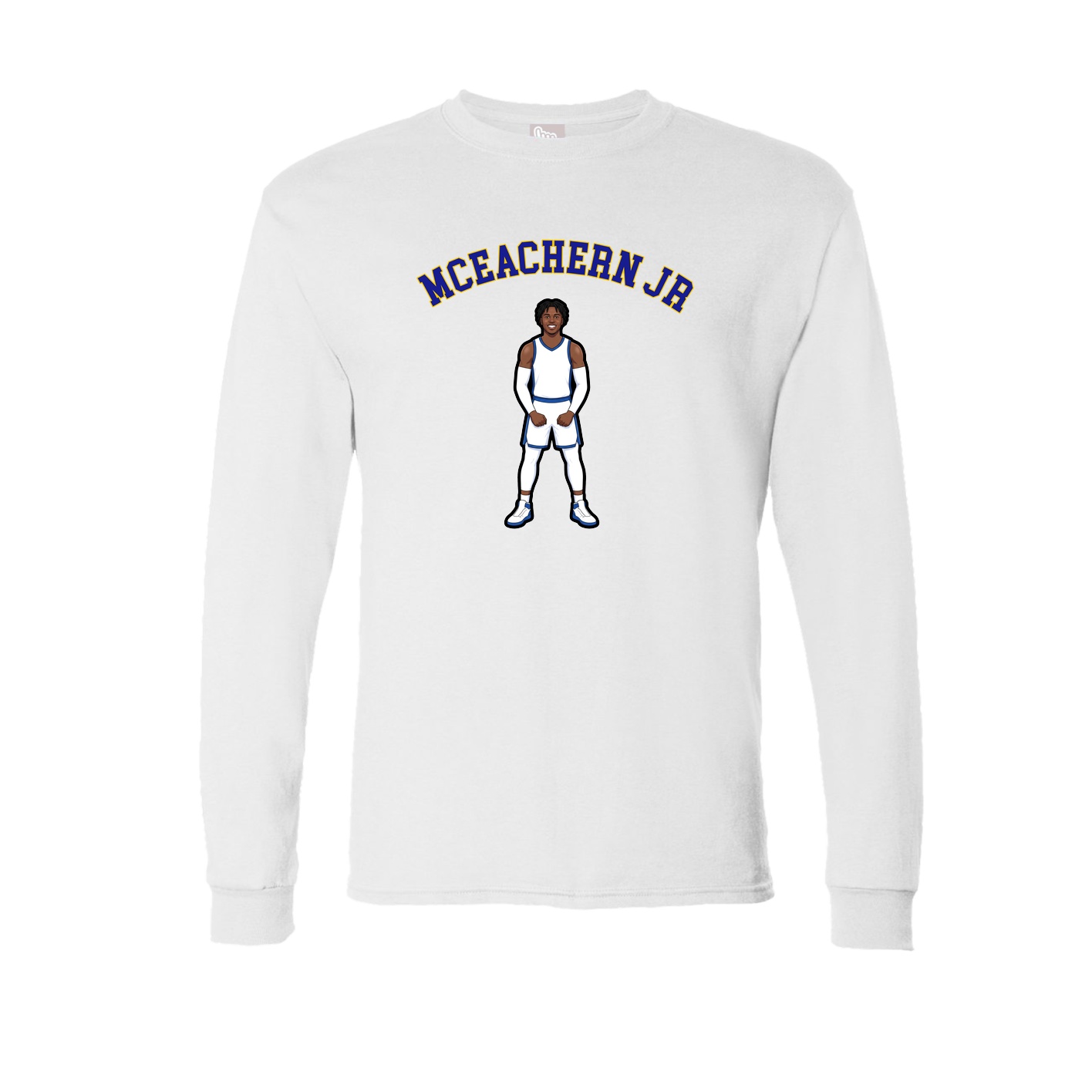 Long Sleeve Tee — Shirsey Arch in White