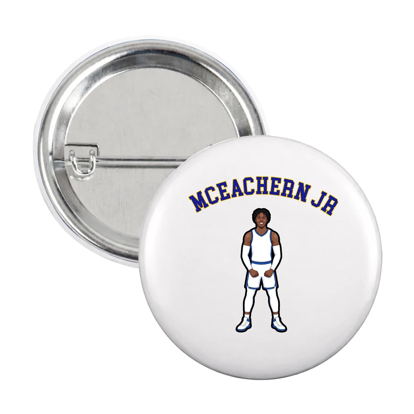 Game Day Button — Shirsey Arch in White