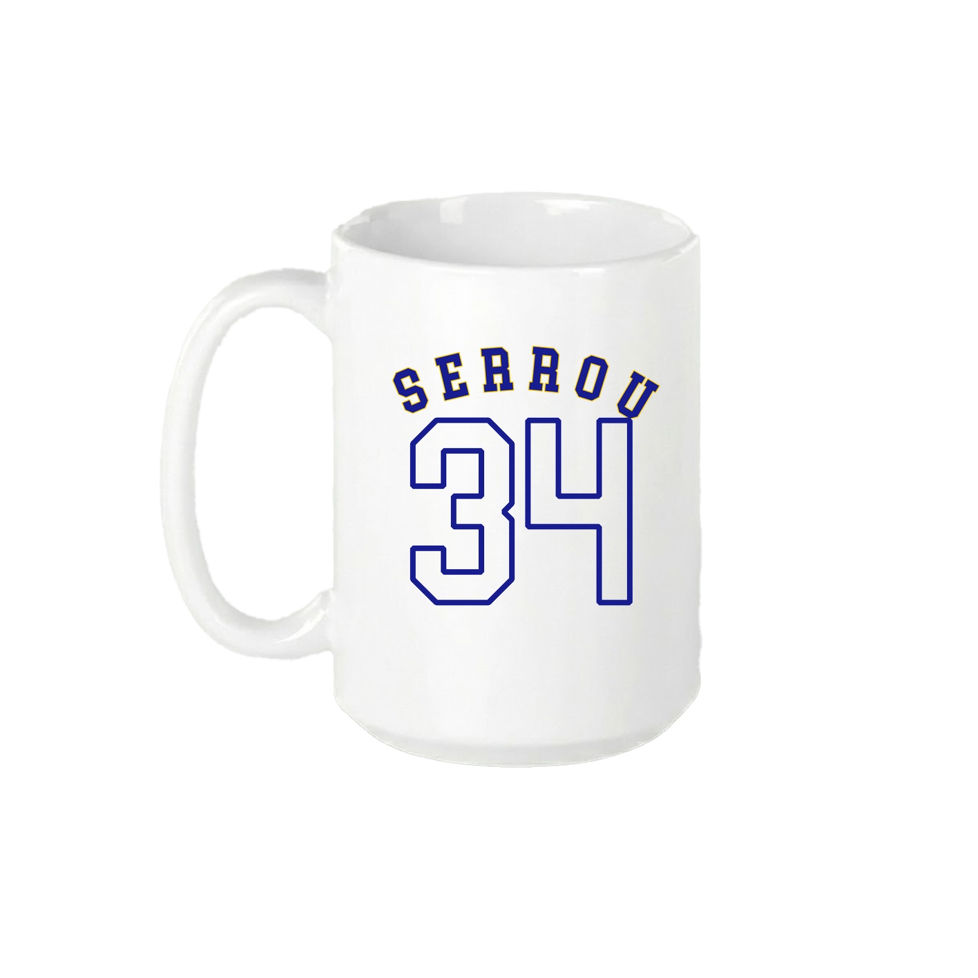 15oz Coffee Mug — Shirsey Arch in White