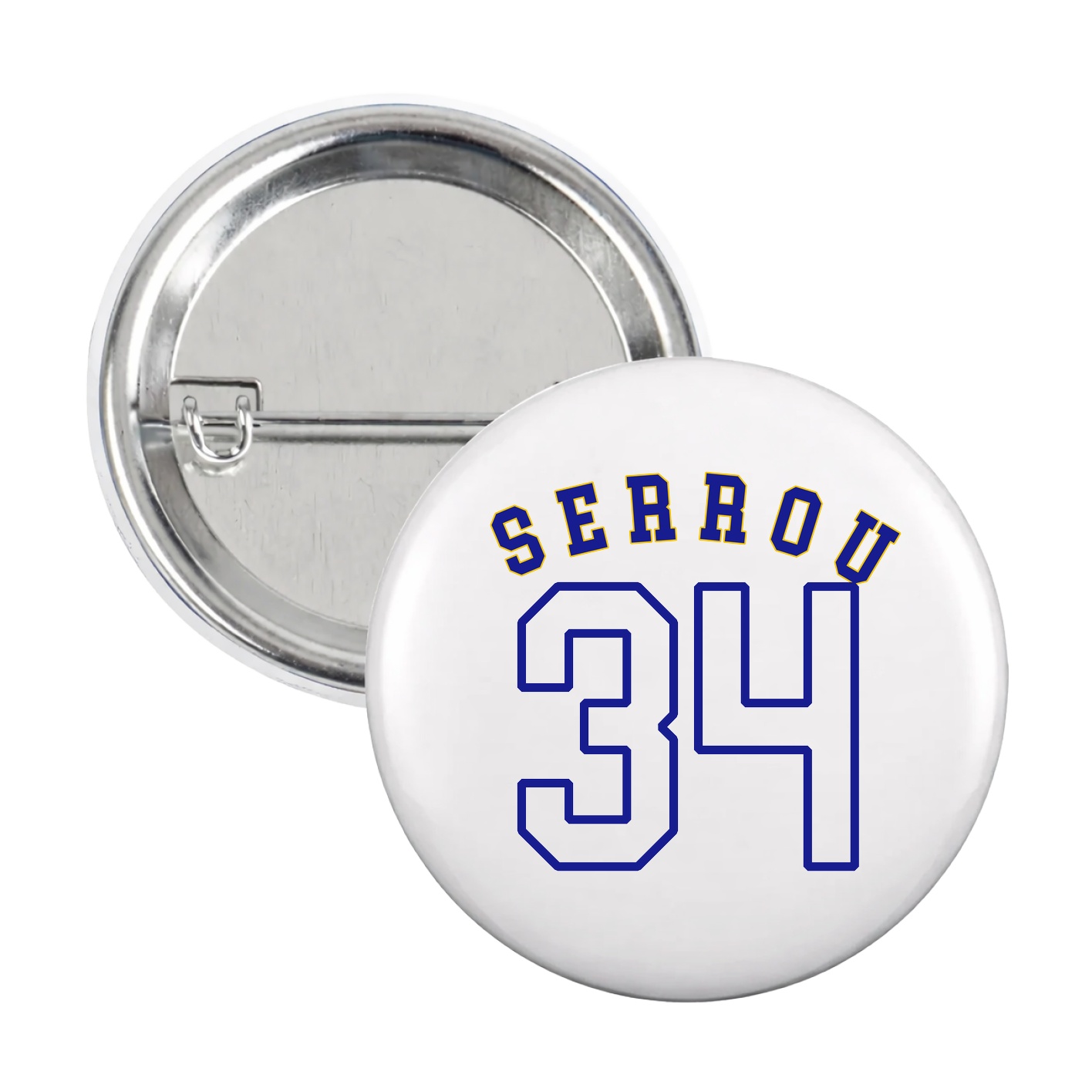 Game Day Button — Shirsey Arch in White