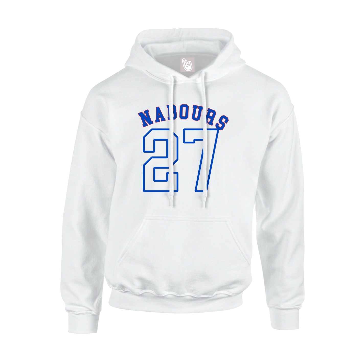 Youth Hoodie — Shirsey Arch in White