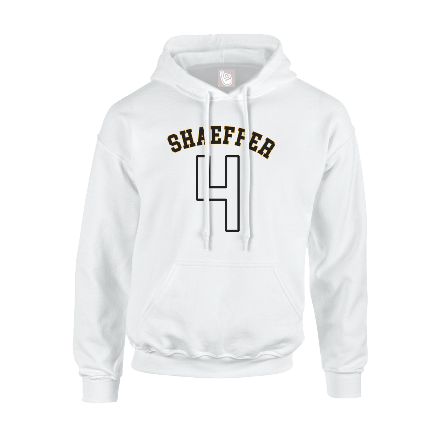 Youth Hoodie — Shirsey Arch in White