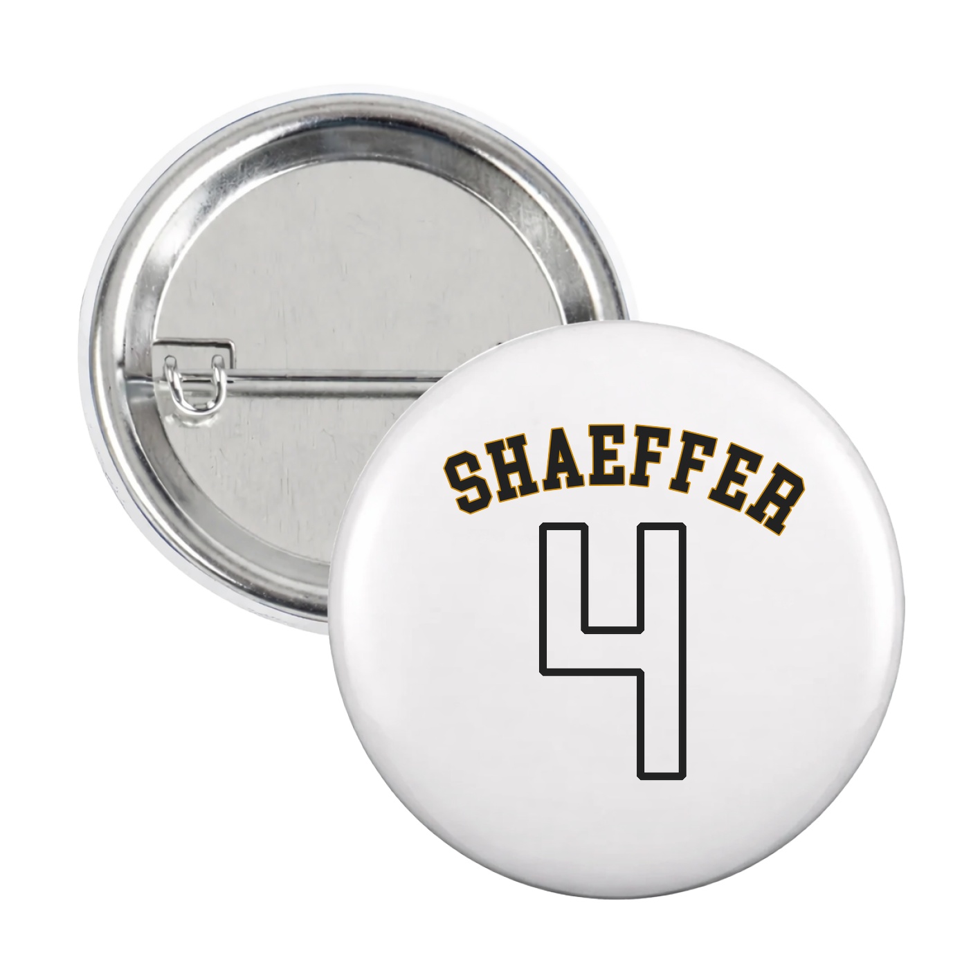 Game Day Button — Shirsey Arch in White