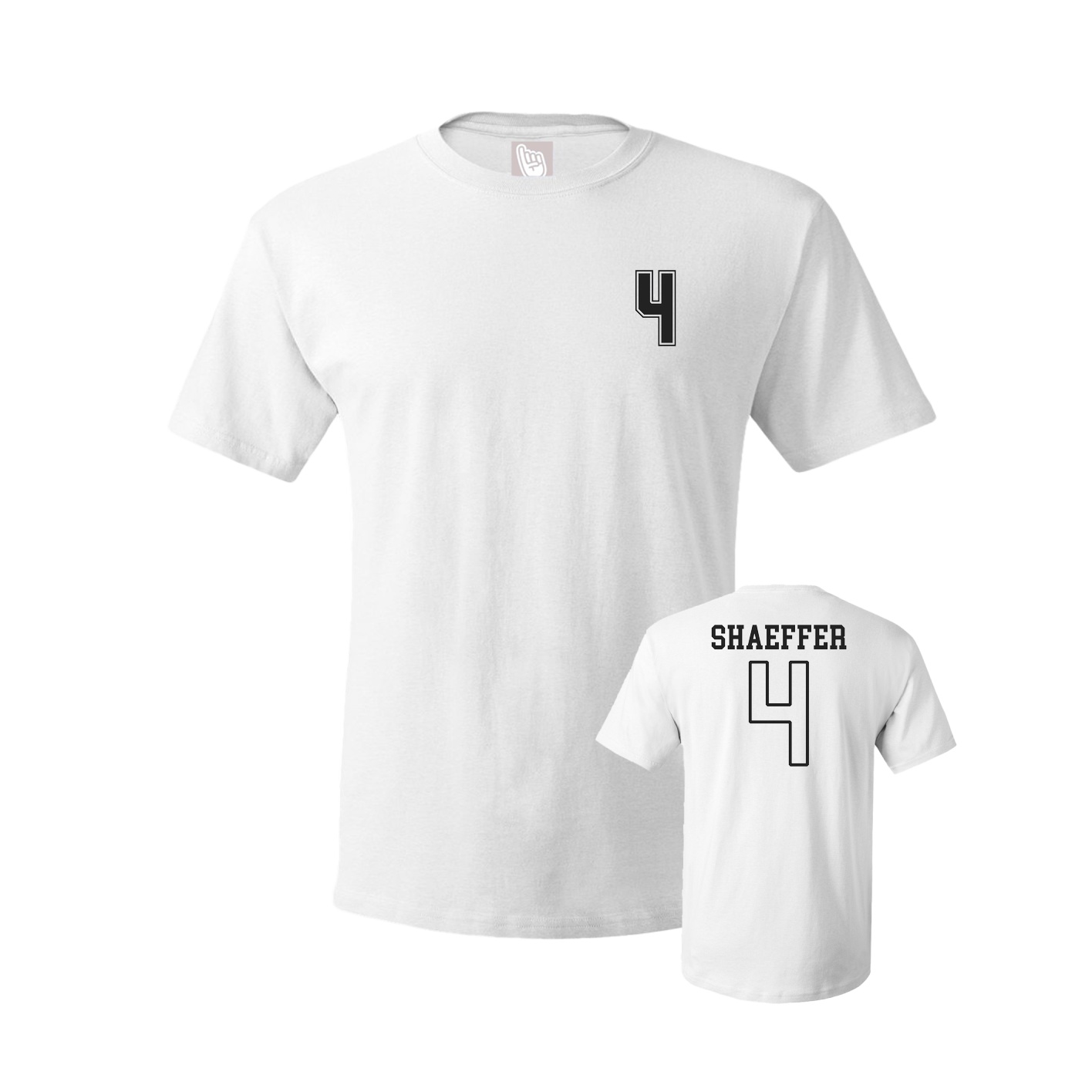 Tee — Chest Back in White