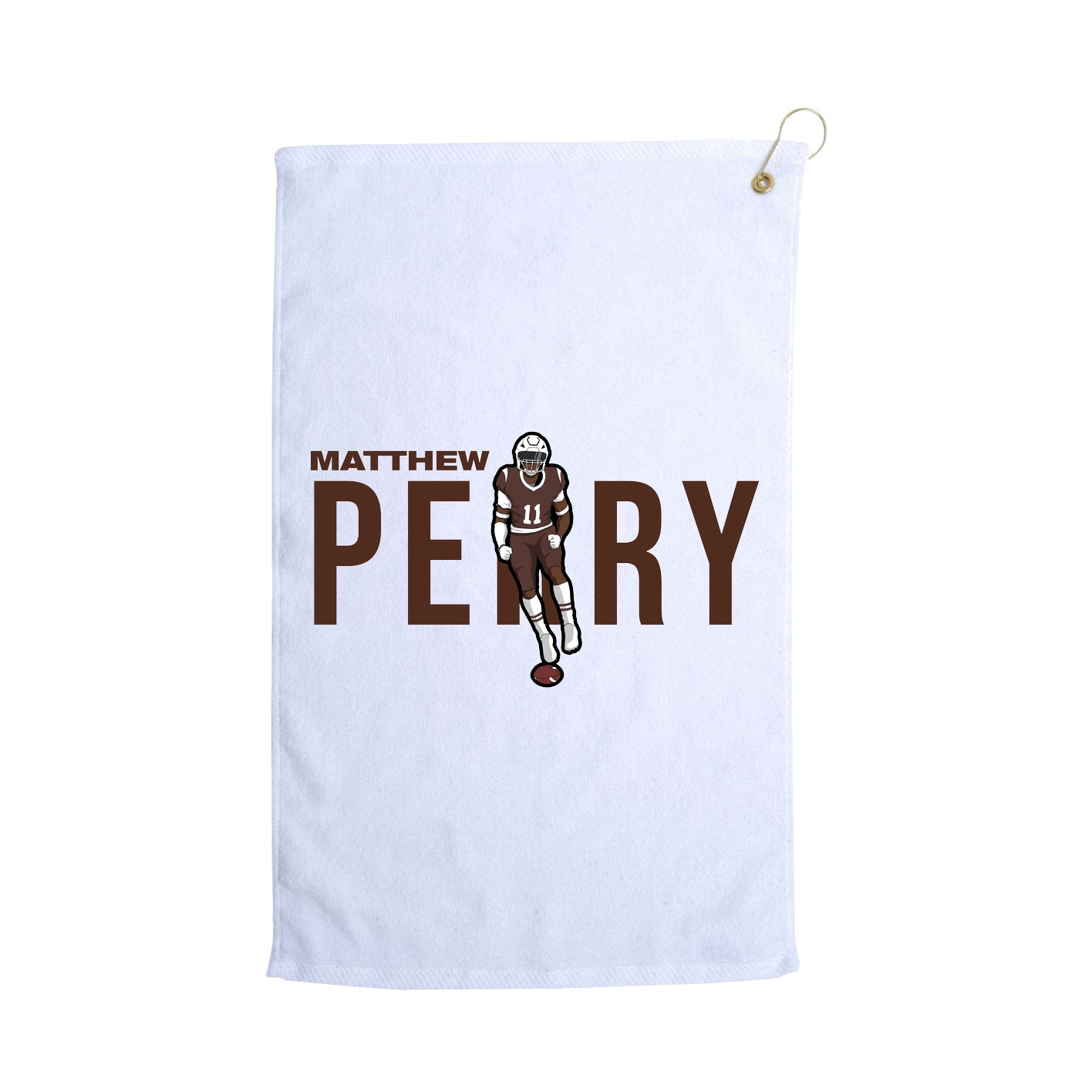 Golf Towel — Player Name in White