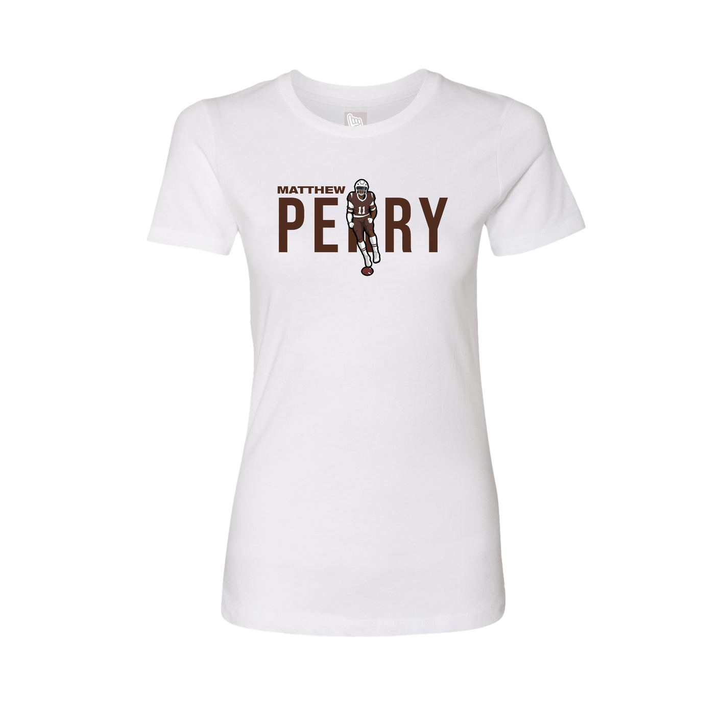 Womens Tee — Player Name in White