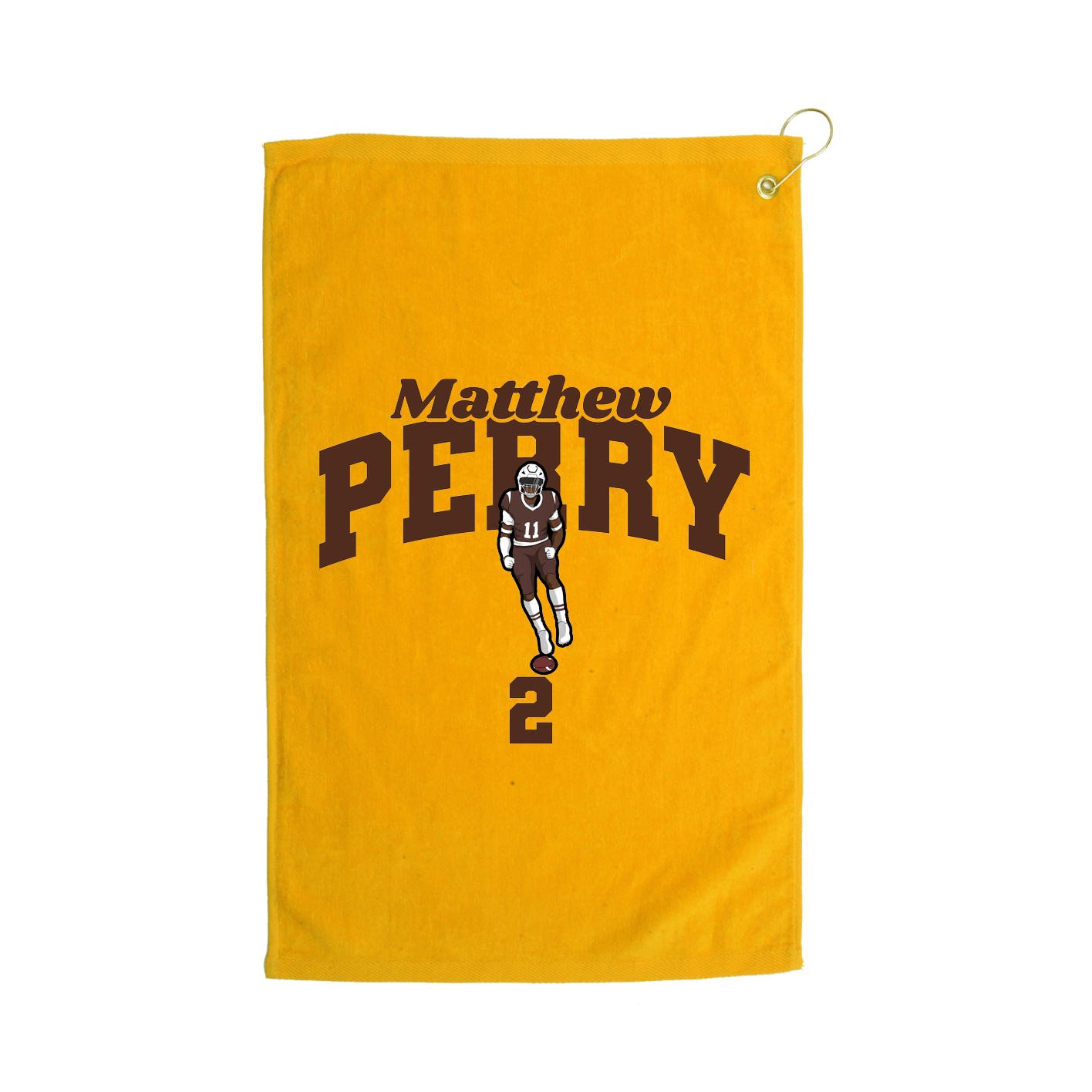 Golf Towel — Signature Arch in Gold
