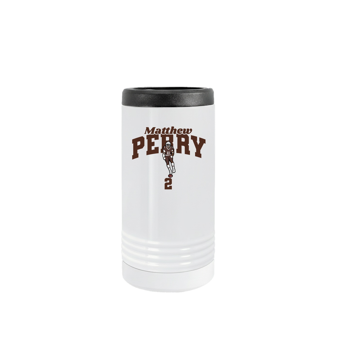 Slim Beverage Holder — Signature Arch in White