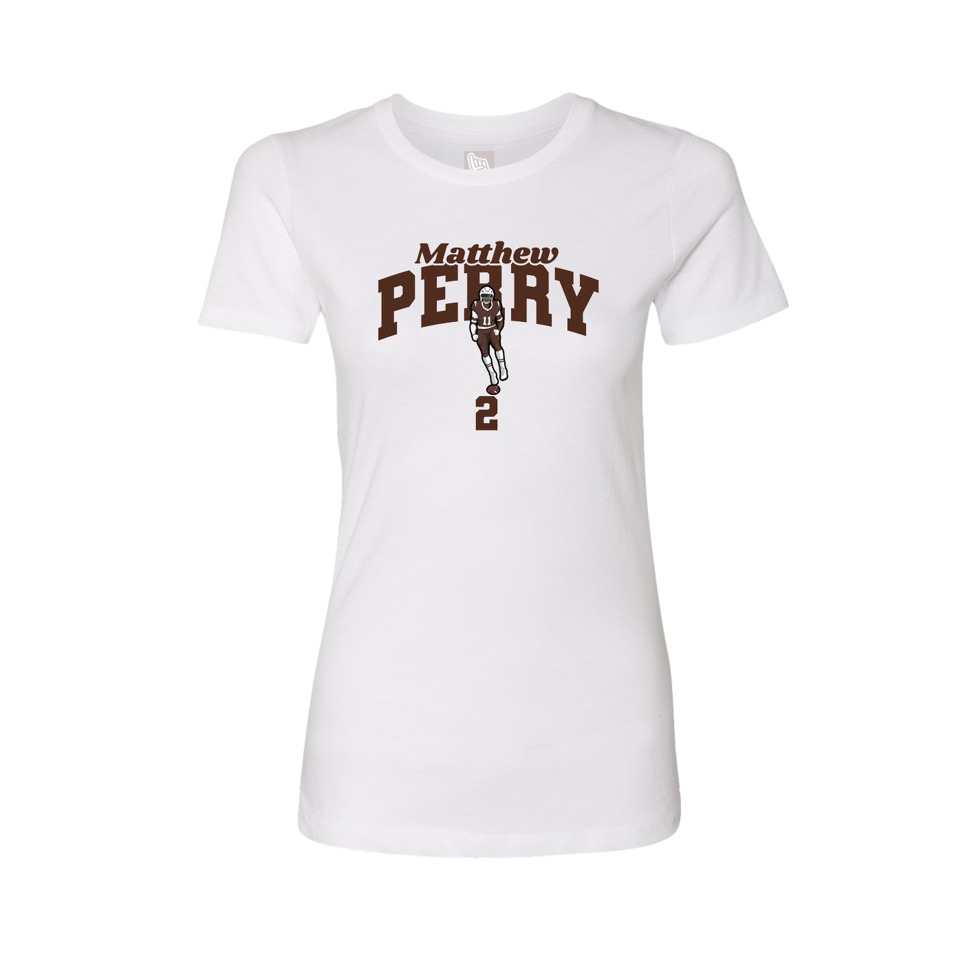 Womens Tee — Signature Arch in White