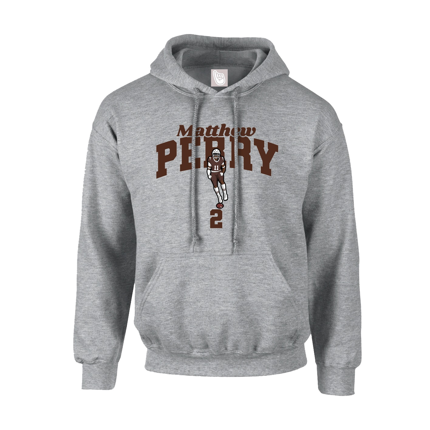 Hoodie — Signature Arch in Grey