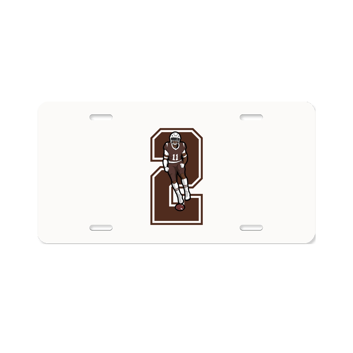 License Plate — Number in Classic