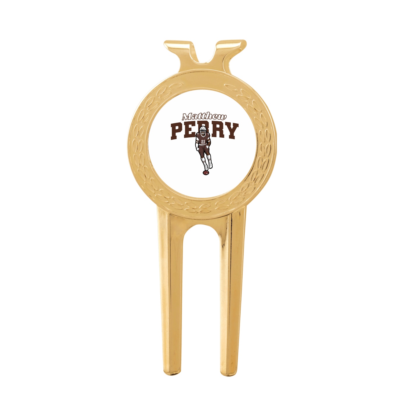 Divot Tool with Ball Marker — Name Arch in Classic