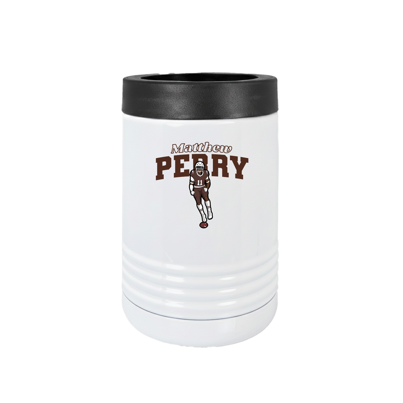Beverage Holder — Name Arch in White