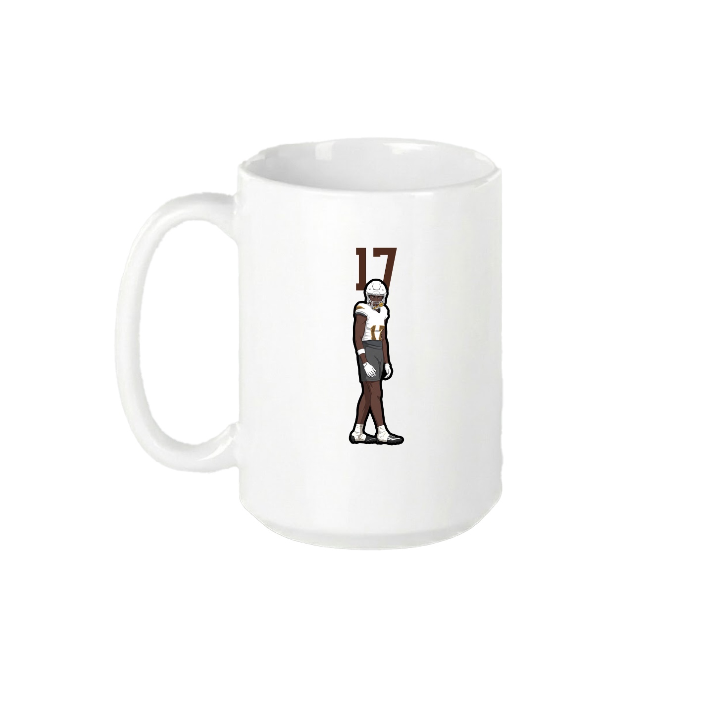 15oz Coffee Mug — Number Top in White