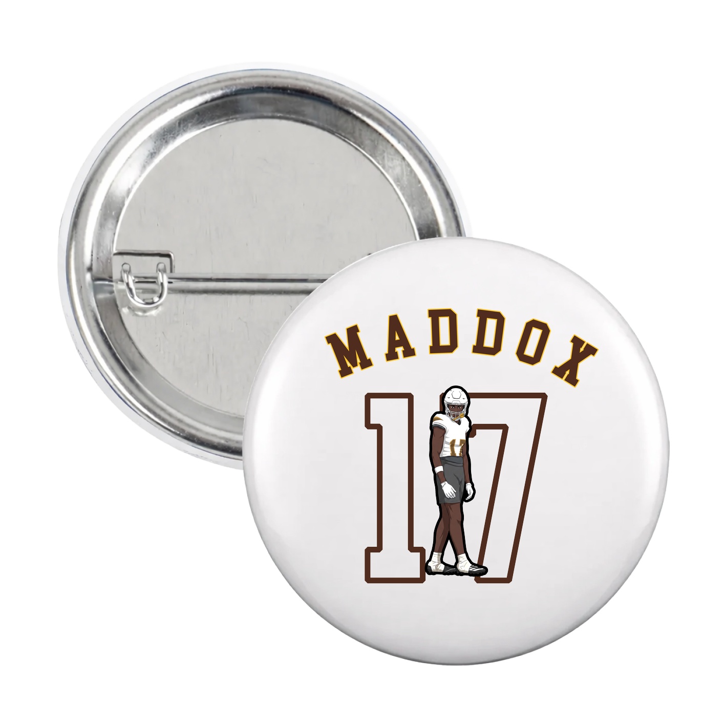 Game Day Button — Shirsey Arch in White