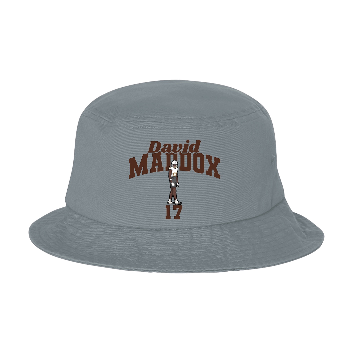 Bucket Cap — Signature Arch in Grey