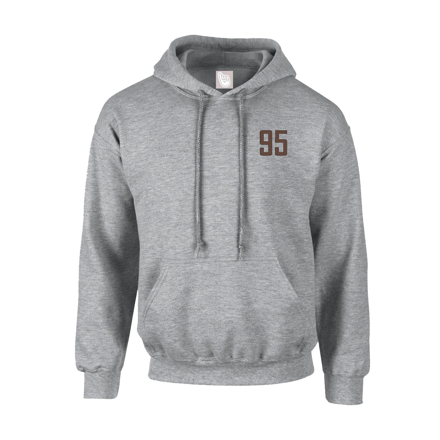 Youth Hoodie — Front Shirsy in Grey