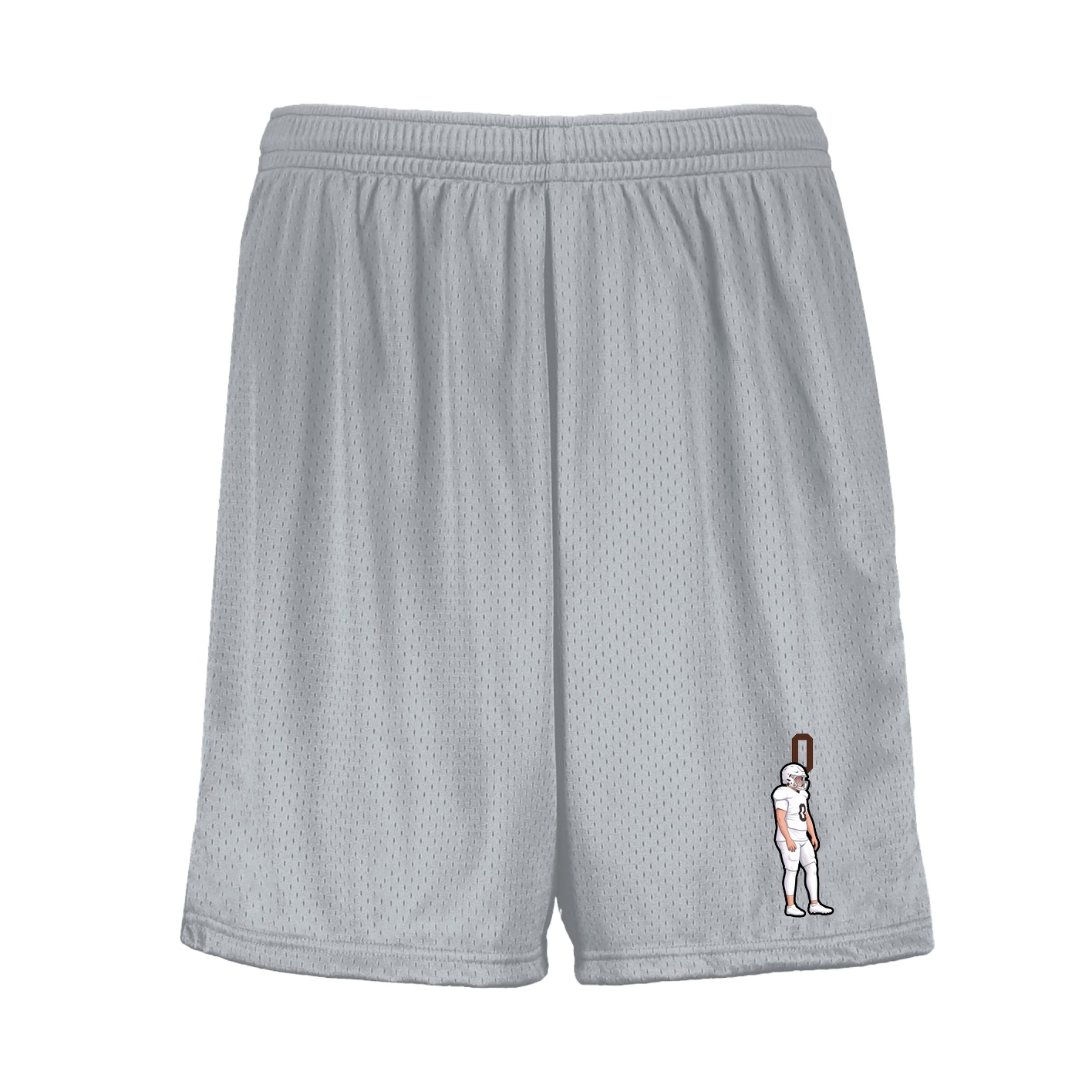 Shorts — Number Top in Silver