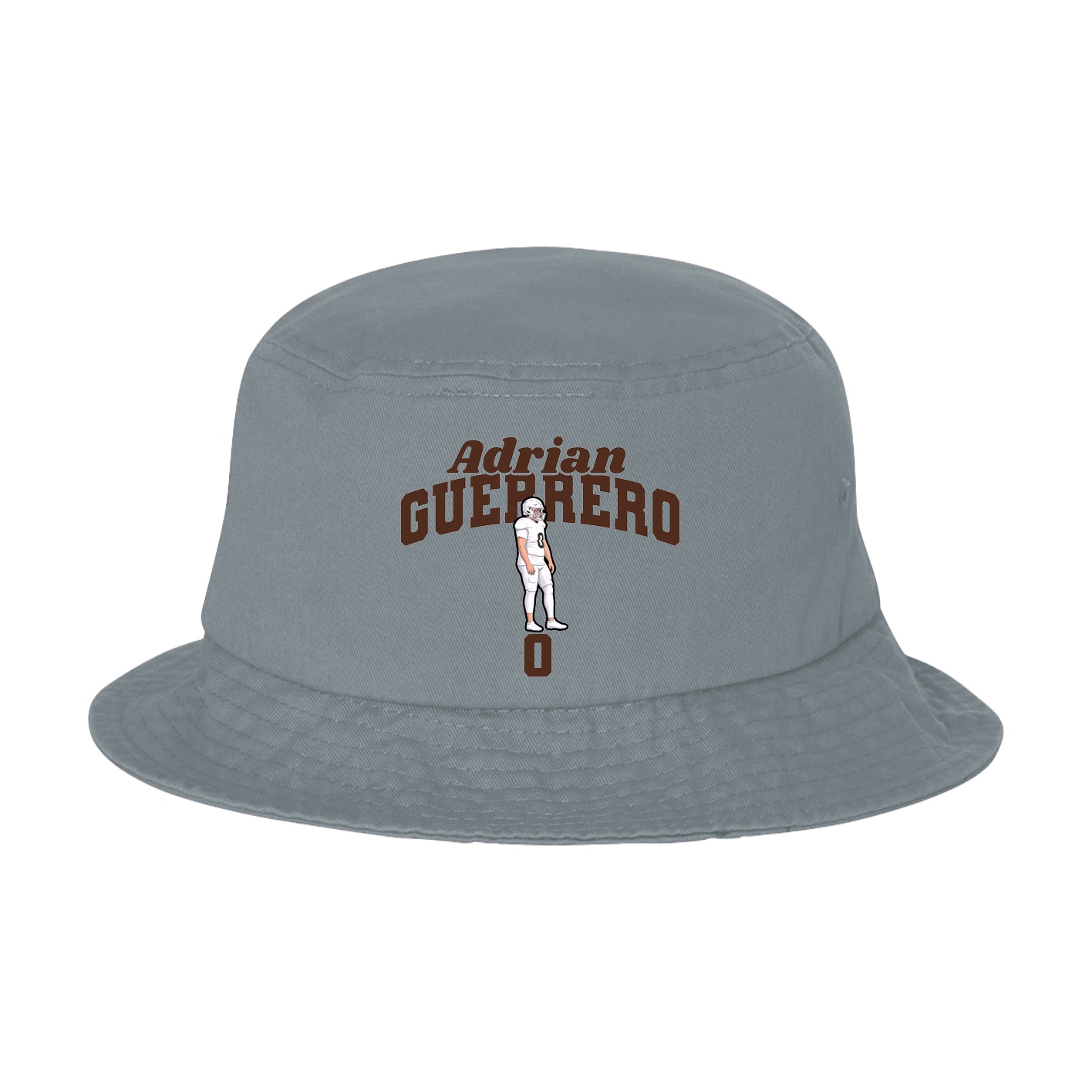 Bucket Cap — Signature Arch in Grey