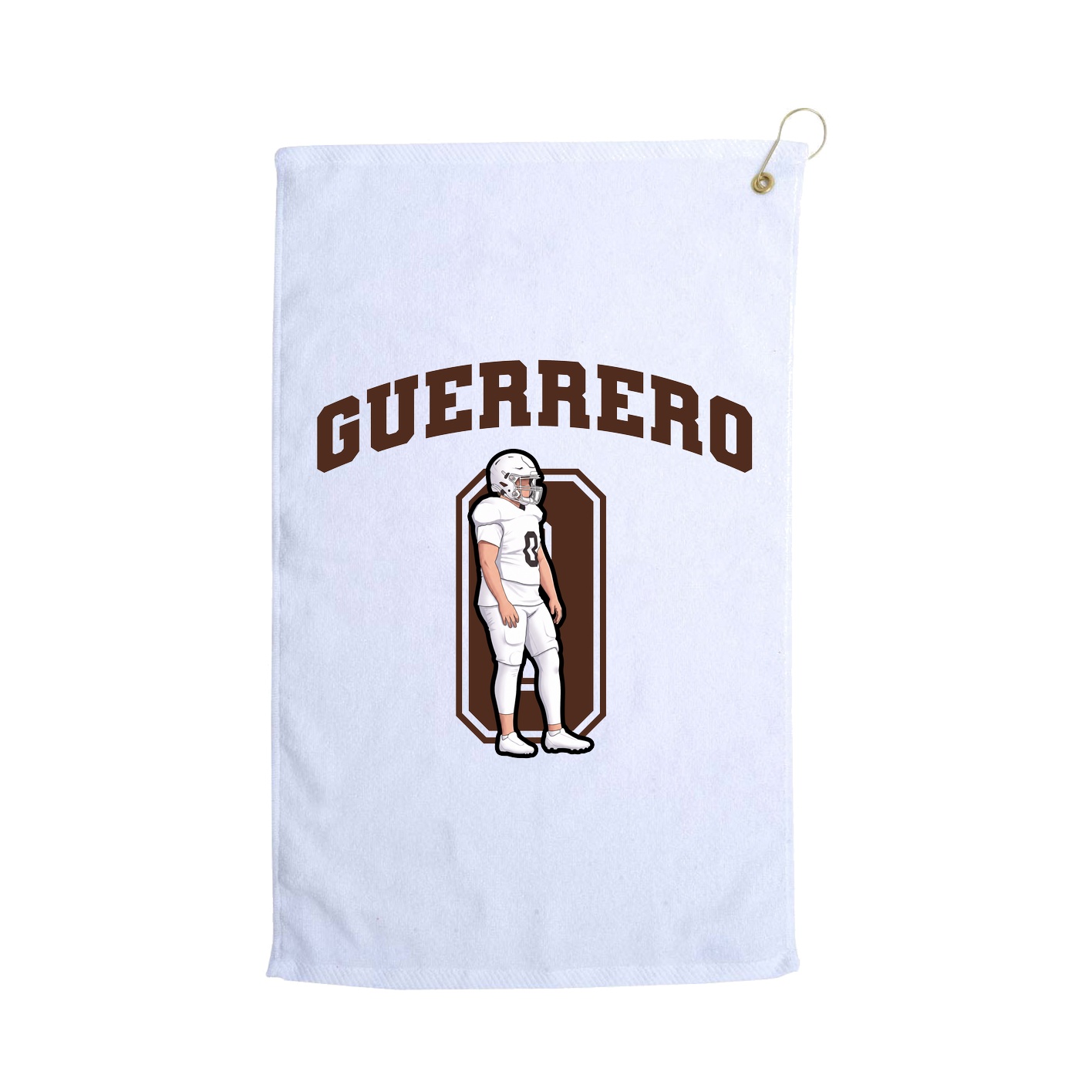 Golf Towel — Number in White