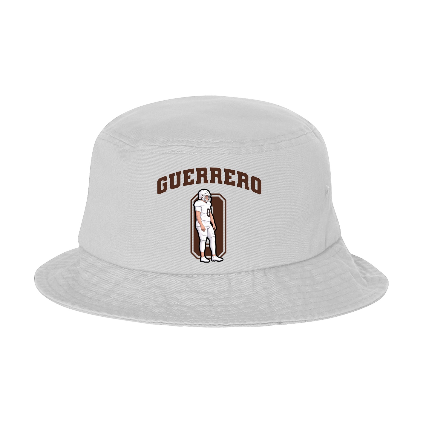 Bucket Cap — Number in White
