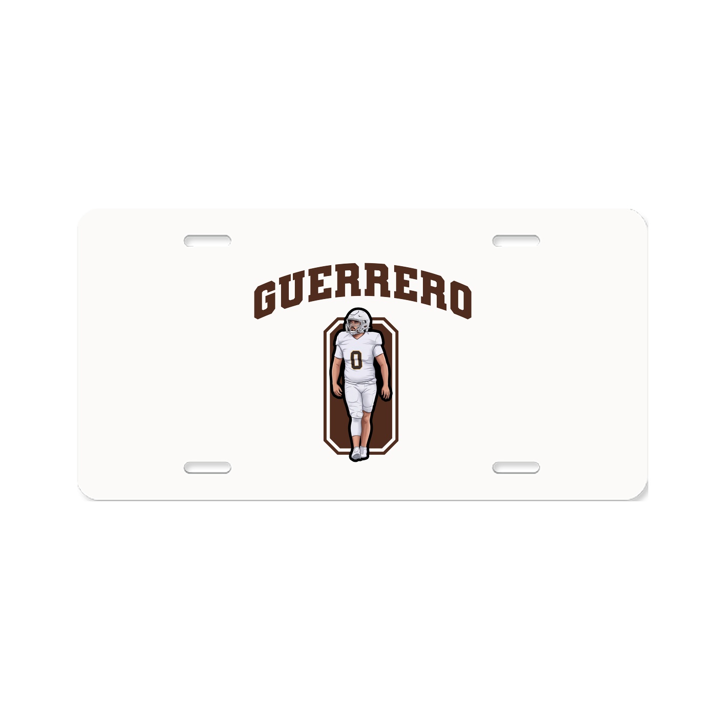 License Plate — Number in Classic