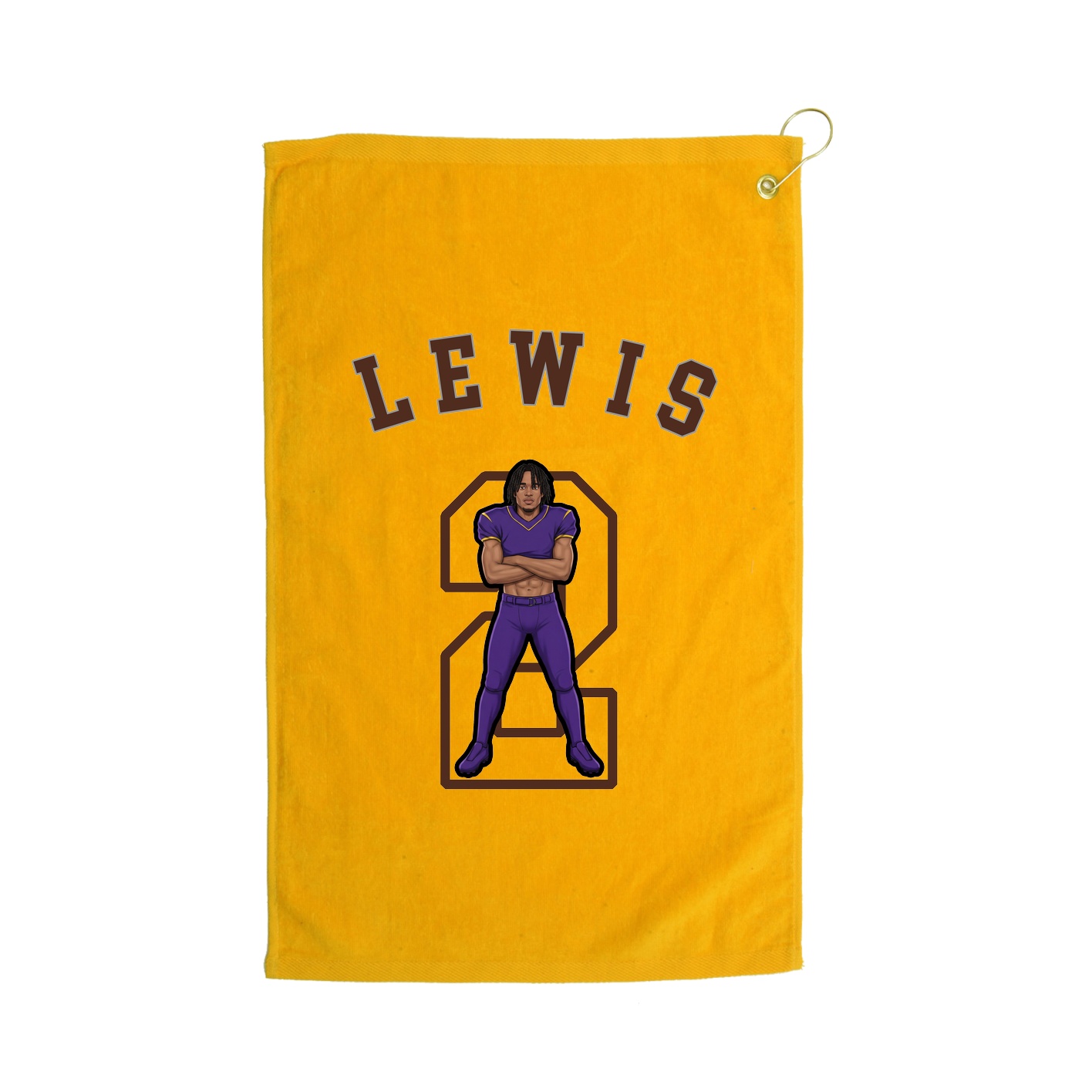 Golf Towel — Shirsey Arch in Gold