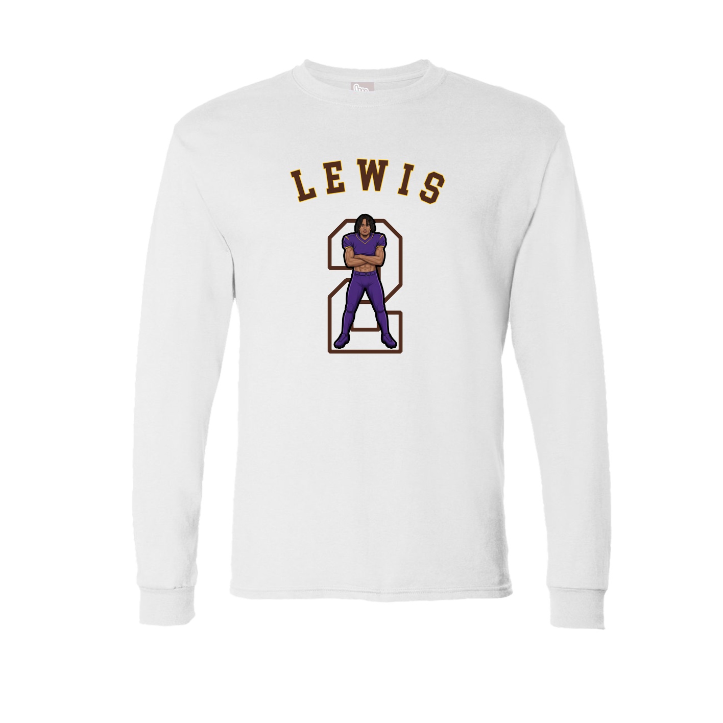 Long Sleeve Tee — Shirsey Arch in White