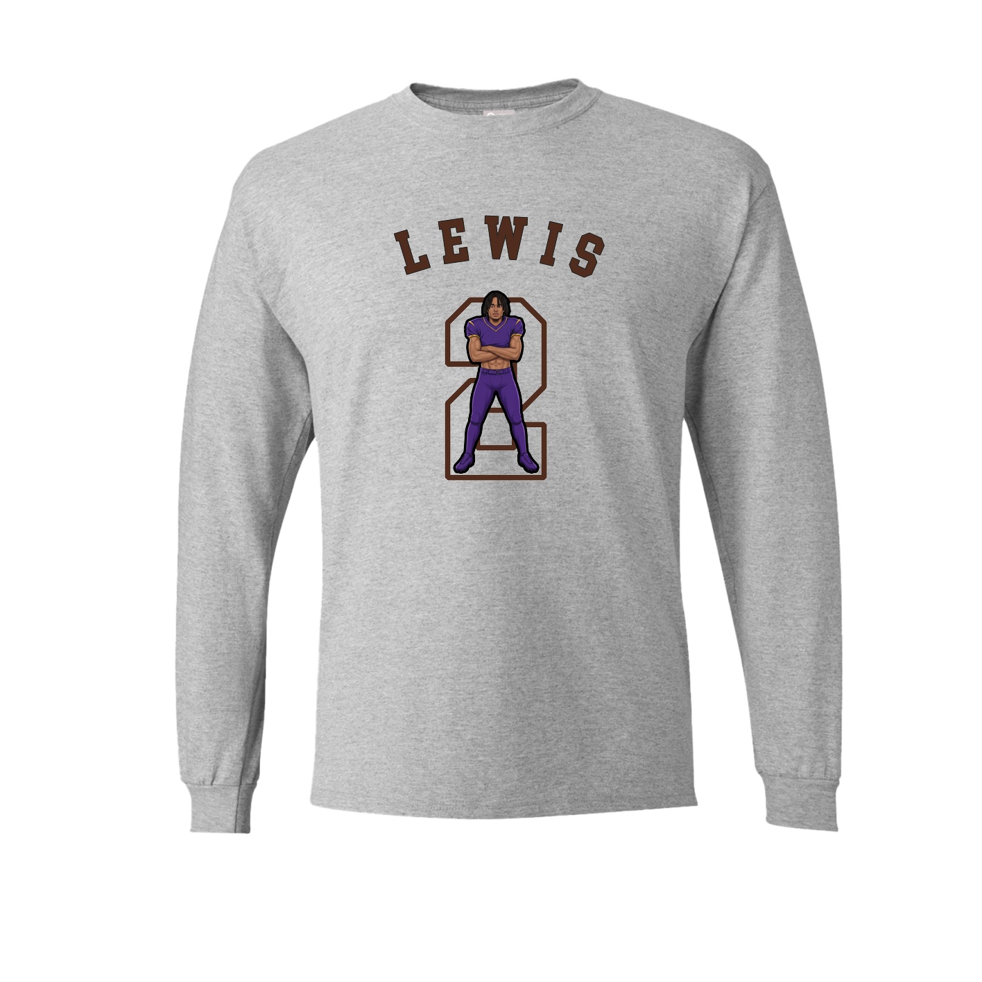 Long Sleeve Tee — Shirsey Arch in Grey