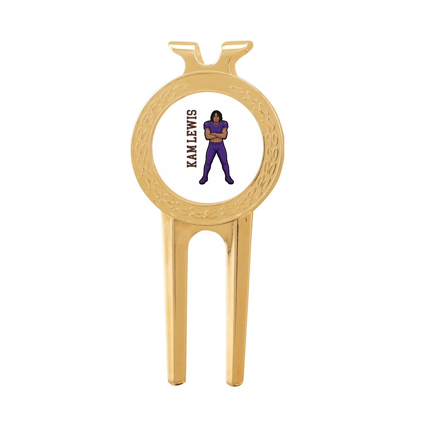 Divot Tool with Ball Marker — Name Vertical in Classic