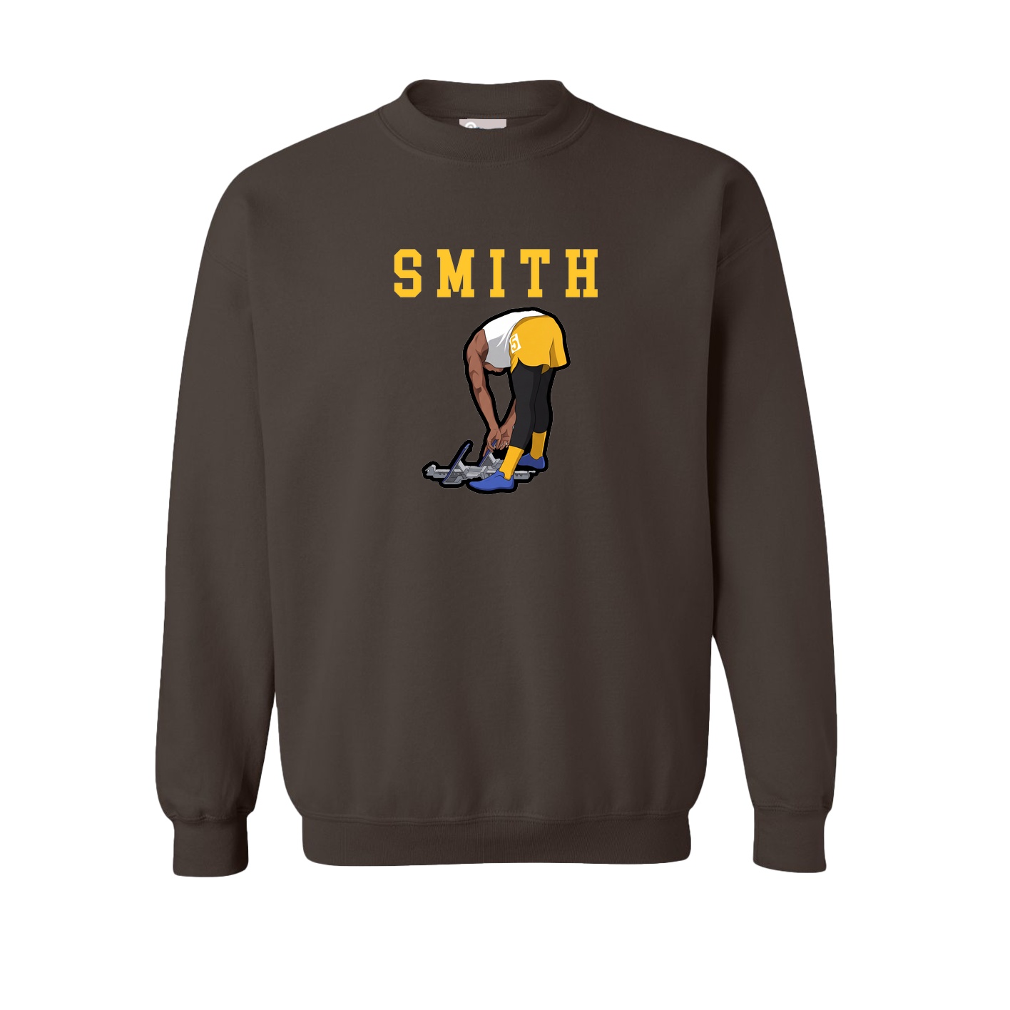 Fleece Crew — Shirsey in Brown