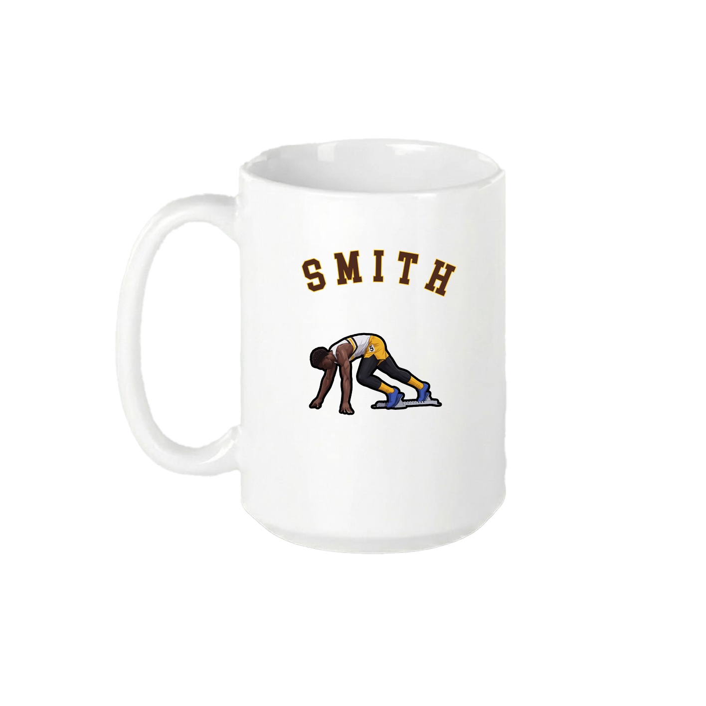 15oz Coffee Mug — Shirsey Arch in White